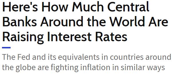 How did the United States hurt the world by raising interest rates ten times?