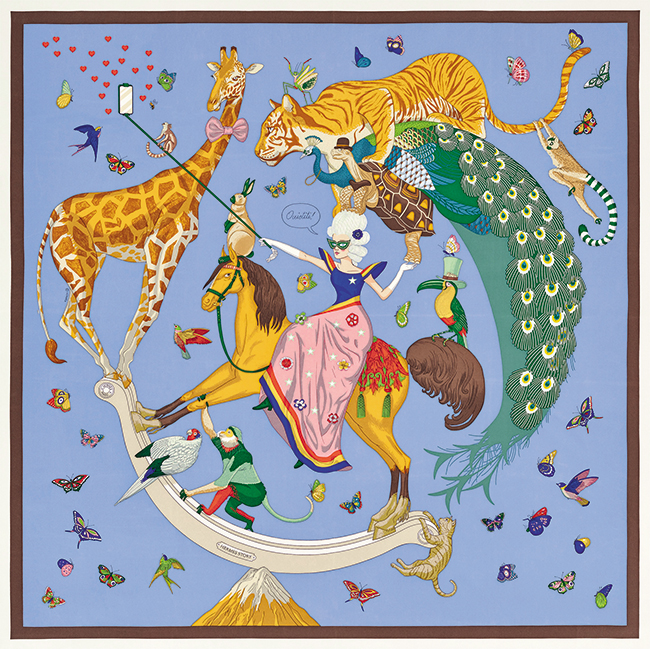 Hermes-Story-scarf-90-cm-in-silk-twill